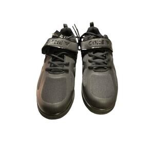 Core Black Low Top Weightlifting Sneaker Shoes Size 11 Distressed Box